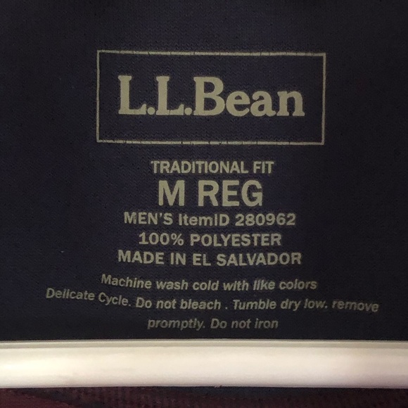 Men’s LL Bean fleece pullover. - Picture 3 of 4